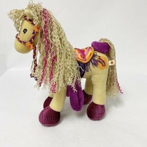 Groovy Girls Pets Horse Calypso Callie Plush Stuffed Animal Posable Legs 14"
